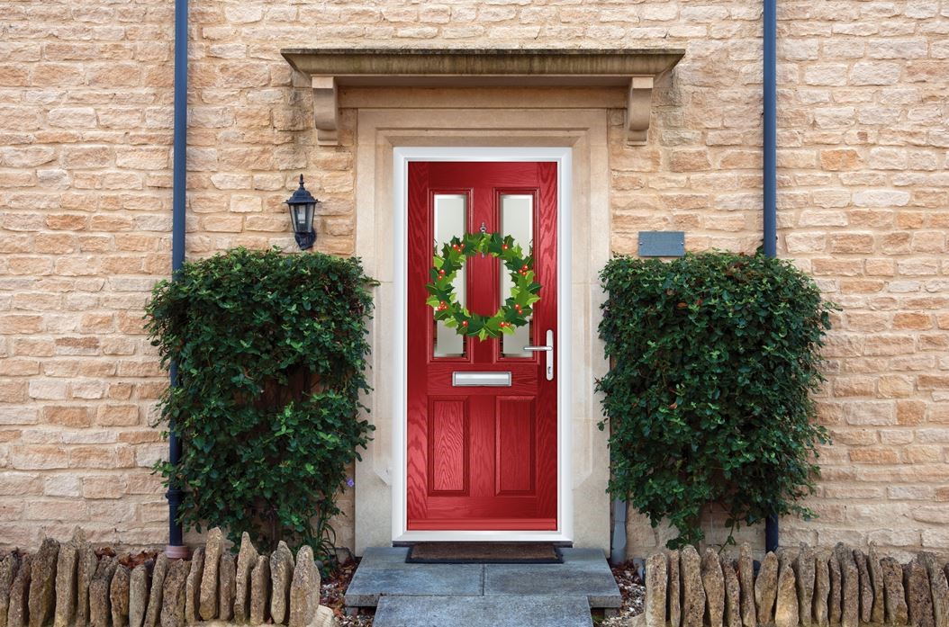 Hang a Christmas Wreath without Damaging Your Door