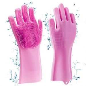 Magic Silicone Cleaning Hand Gloves for Kitchen Dishwashing 