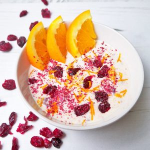 Orange Cranberry Overnight Oats