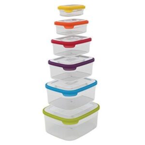 Nest Plastic Food Storage Container Set With Lids