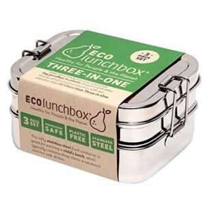 Three-in-One Stainless Steel Bento Box