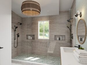 Twin Showerheads