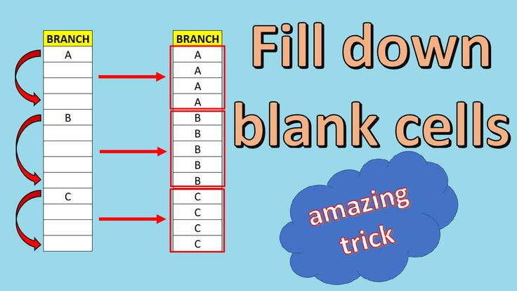 Fill All Blank Cells in Excel