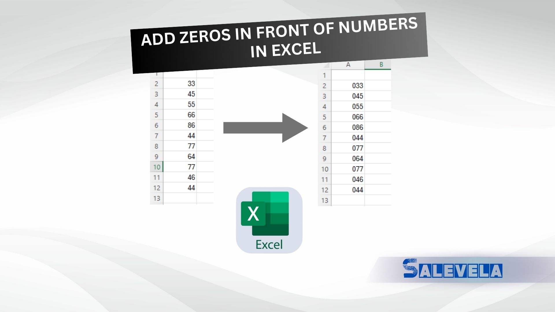add zero in front of numbers
