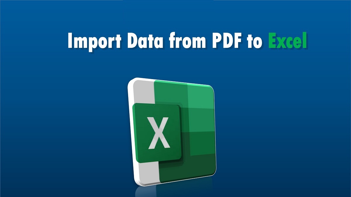 Import PDF to Excel