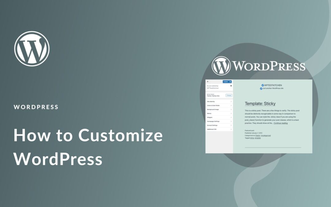 How to Customize WordPress Without Coding